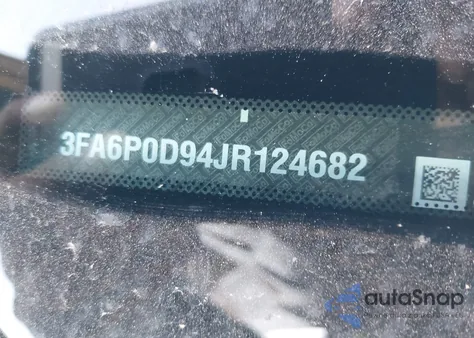 2018 Ford Fusion Titanium z USA, uszkodzony, nr VIN 3FA6P0D94JR124682